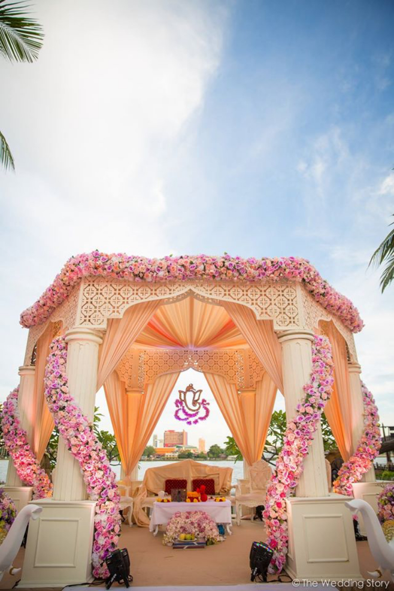 wedding mandap - wedding story