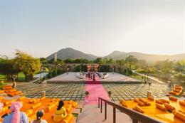 Regal Udaipur Indian Wedding With Whole Lot Of Colors By F5 Weddings