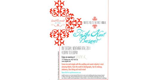 TanaRi Events Presents Tie the Knot Bazaar - Nov 8th - NYC