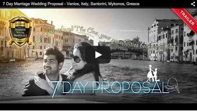 7 Day Surprise Destination Indian Proposal Video by Aegean Films