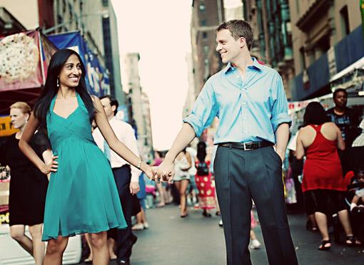 NY Indian Engagement Session - Alka and Ed