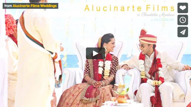 Destination Puerto Rico Indian Wedding Video by Alucinarte Films