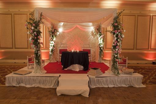 Ballroom Indian Wedding Reception in VA