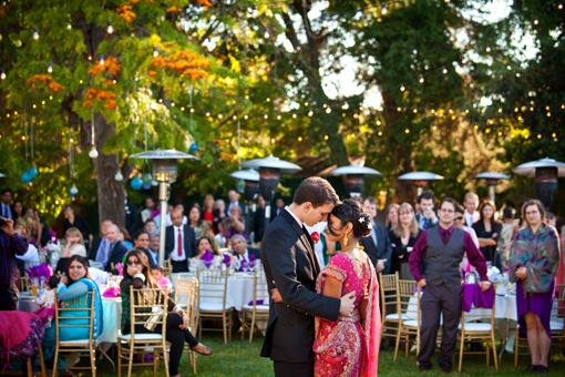 Beautiful Outdoor Indian Wedding Reception - 3