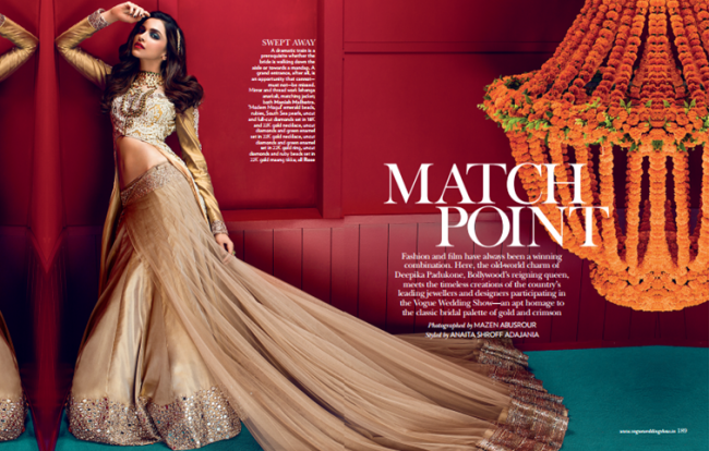Deepika Padukone in Vogue