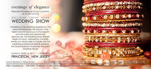 Exclusive South Asian Wedding Show - April 3 - New Jersey