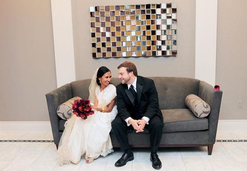 Horse Stable Indian Wedding Portraits