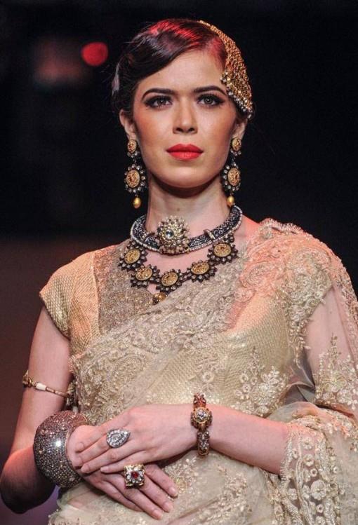 iijw 13 golecha jewels surya gold polki diamond necklace