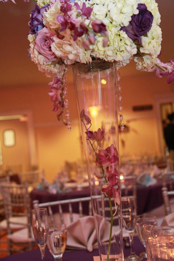 14a indian wedding reception centerpiece