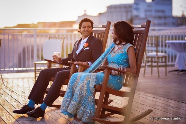 couple sitting on rocking chair