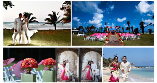 Indian Wedding Color Inspiration Palette - Tropical Paradise