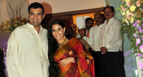 Celebrity Indian Wedding - Vidya Balan and Siddharth Roy Kapur