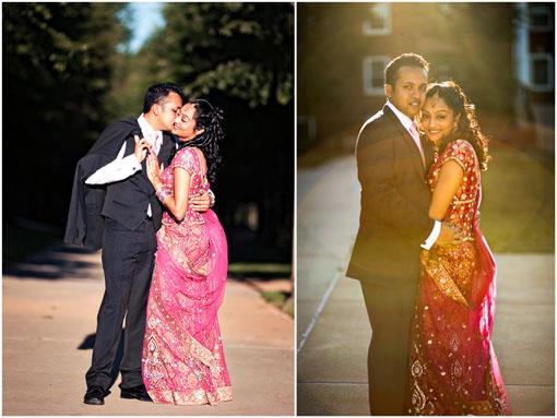 Maryland Indian Engagement Portraits by Photographick Studios