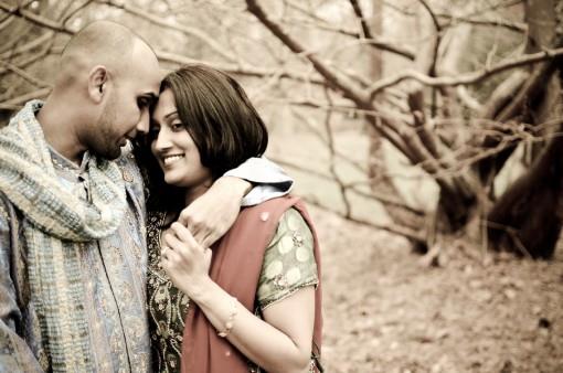 New York Indian Engagement Session by AH Portrait Photography
