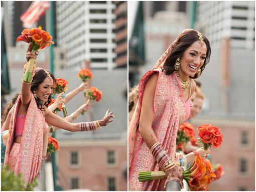 New York Indian Motorcyle Baraat - Purva & David II