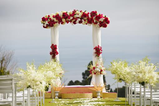 Outdoor Sri Lankan Wedding Ceremony by D Park Photography - 1