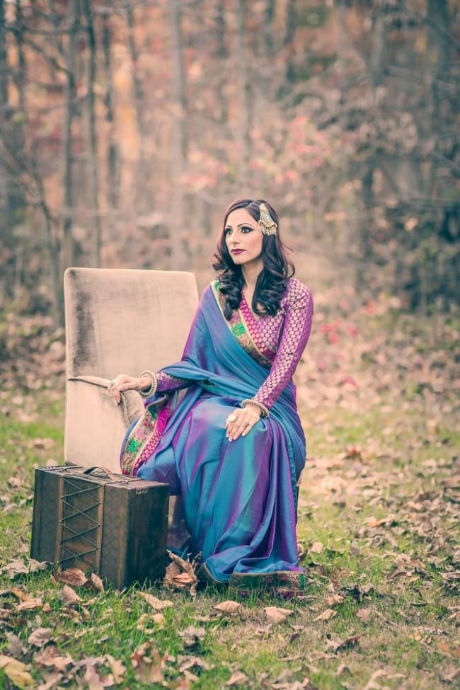 vintage indian bridal fashion shoot