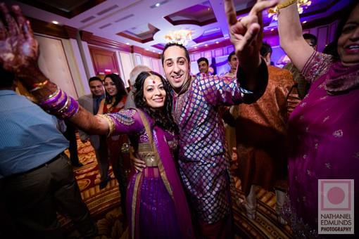 Purple and Gold Indian Garba at Conrad Indanapolis - 1