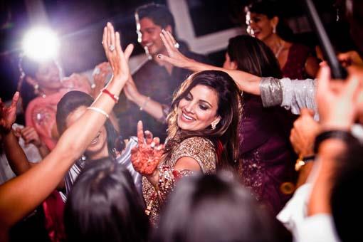 Shalini Vadhera and Tony Potts - Wedding Reception Portrait