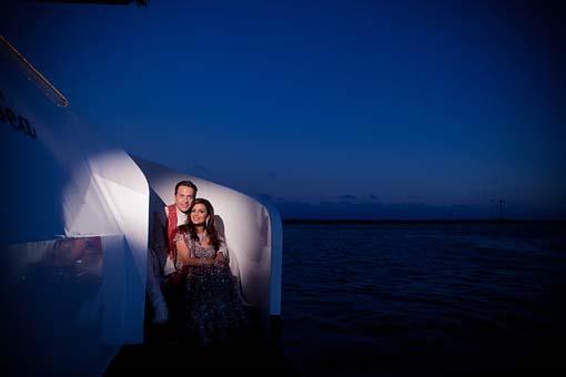 Shalini Vadhera and Tony Potts - Wedding Reception Portrait