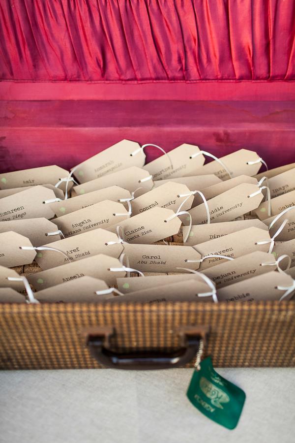 9a indian wedding luggage escort cards