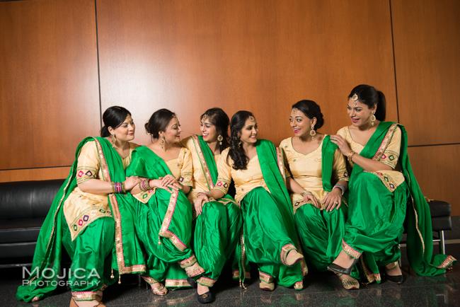 11 indian wedding green and gold bridal portrait