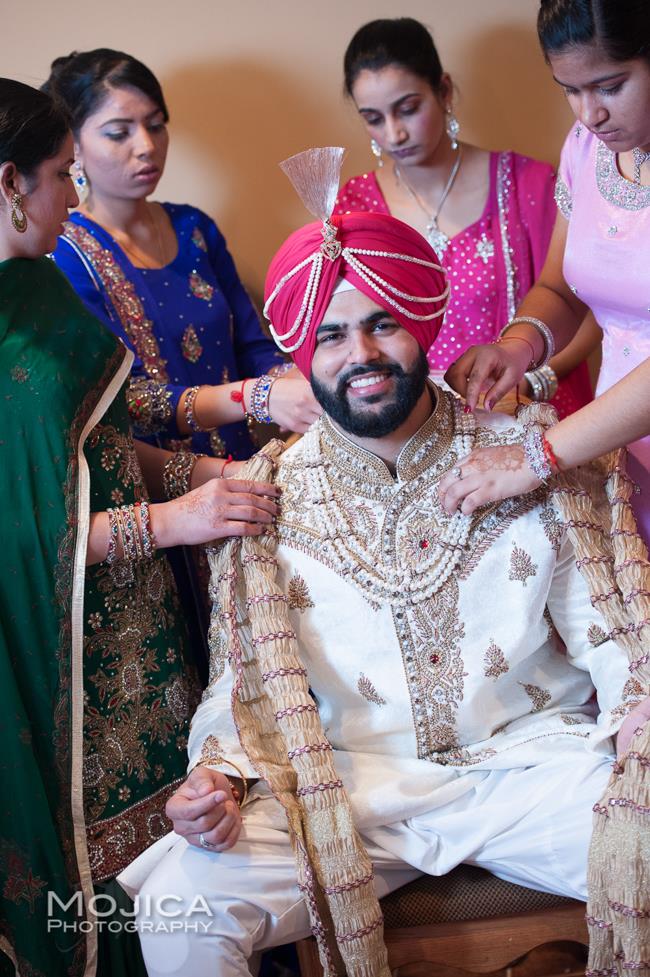 4a sikh groom getting ready