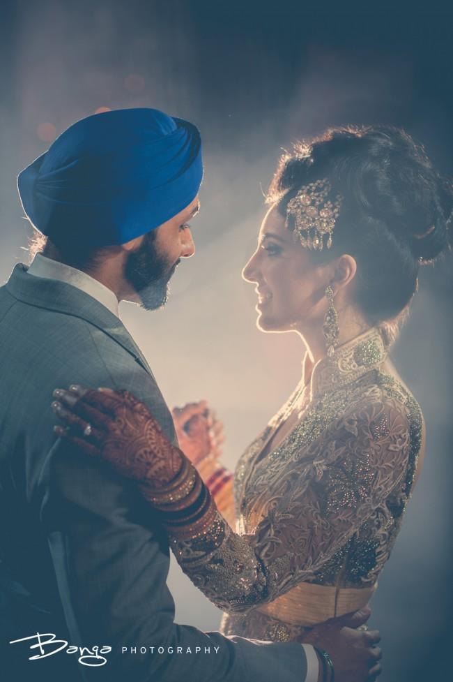 40a indian wedding bride and groom first dance