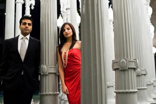 Romantic Los Angeles Indian Engagement Session