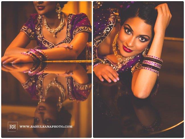 13a indian wedding rahul rana bridal portrait