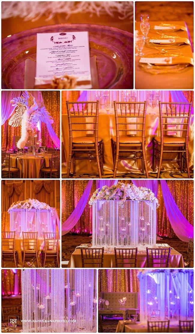 7a indian wedding reception decor