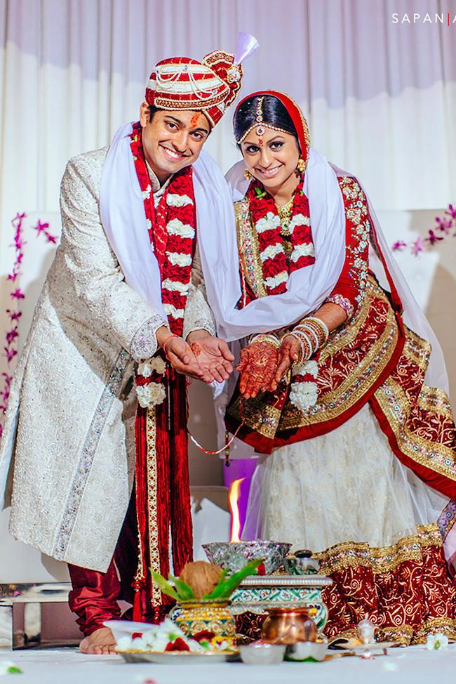 35a hindu ceremony bride and groom