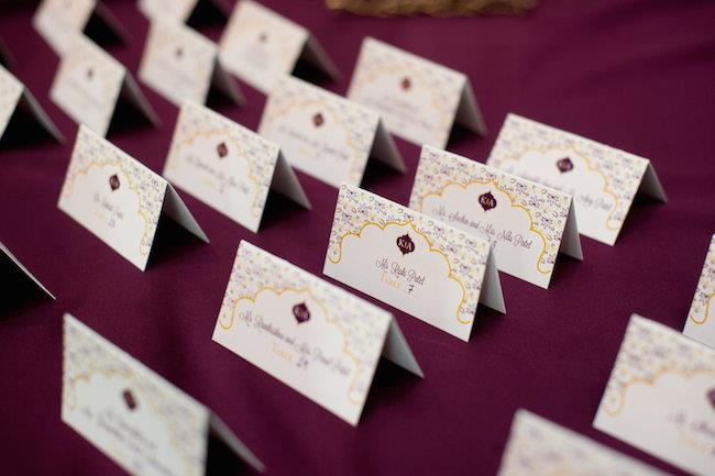 52a indian wedding escort cards