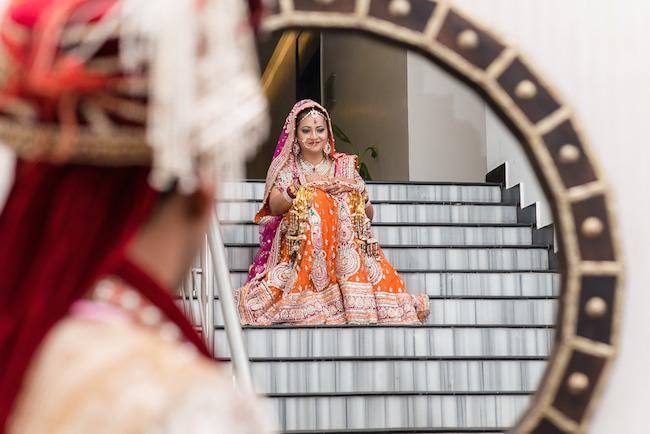 23a indian wedding bride lengha