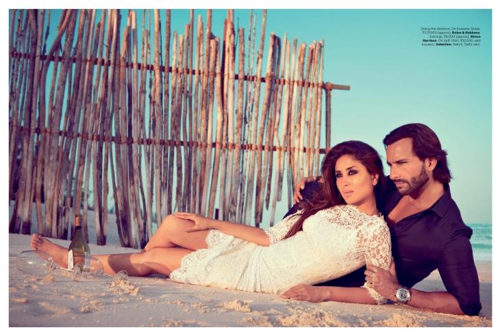 Saif Ali Khan and Kareena Kapoor Harpers Bazaar Shoot