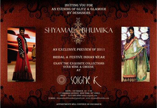 Shyamal and Bhumika Trunk Shows