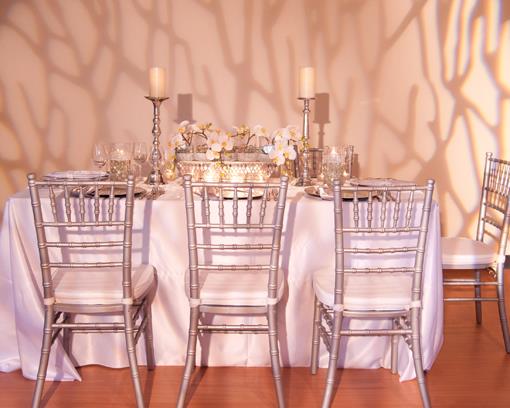 Silver and White Orchid Decor by Victoria