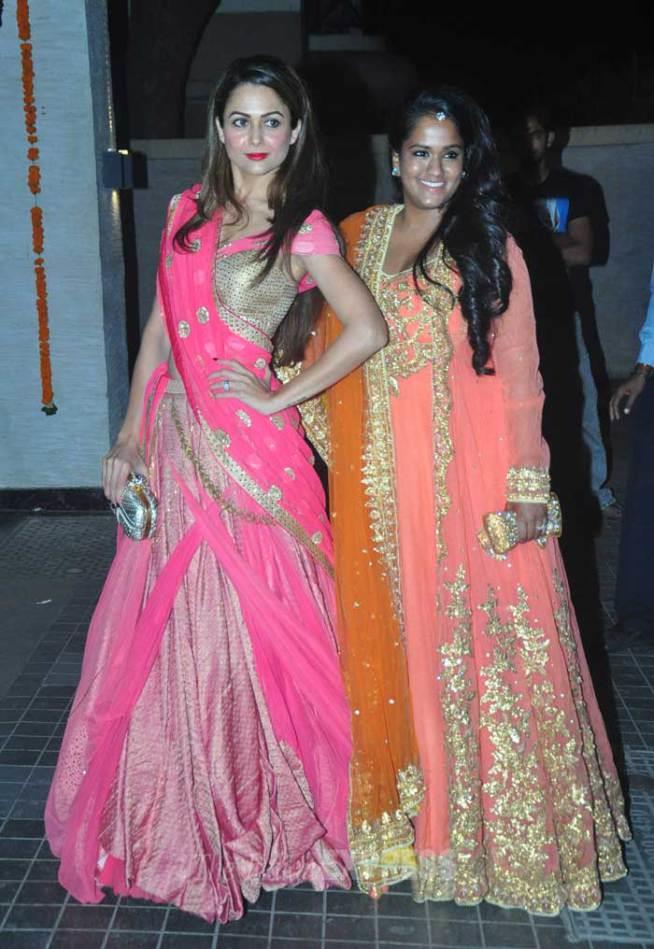 soha ali khan reception amrita arpita