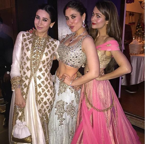 soha ali khan reception with karisma1