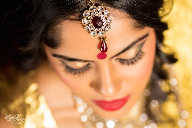 5 bridal eyelashes and tikka