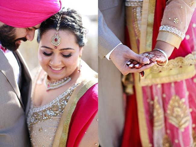 sikh engagement ring portrait