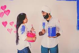 Paint War Themed Engagement Session by A.S. Nagpal Photography