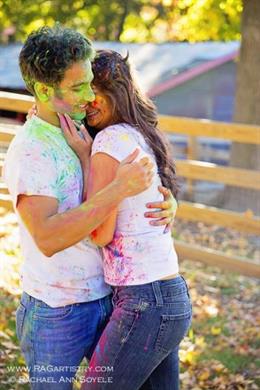 Vintage Outdoor Indian Engagement Session by Rag Artistry
