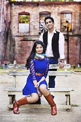 Vintage Outdoor Indian Engagement Session by Rag Artistry