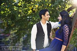 Vintage Outdoor Indian Engagement Session by Rag Artistry