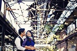 Vintage Outdoor Indian Engagement Session by Rag Artistry