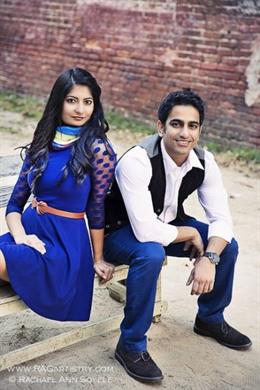 Vintage Outdoor Indian Engagement Session by Rag Artistry