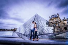 Parisian Indian Engagement Session by Rashpal Photography