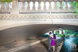 San Antonio Riverwalk Engagement Session by Biyani Photography