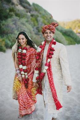 Malibu California Outdoor Indian Wedding by Ian Grant Photography